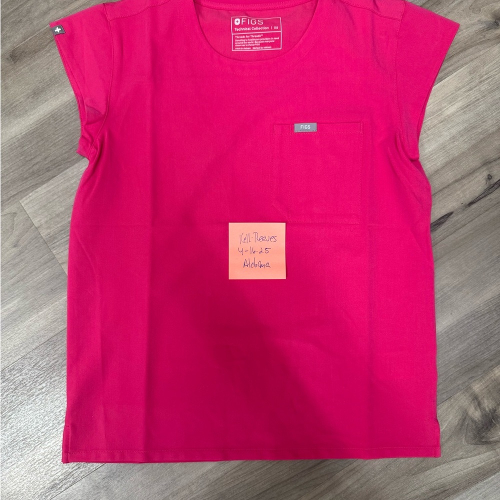 Figs Kids Pink Shirt
